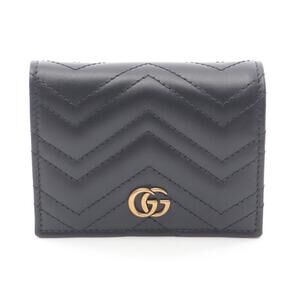 Gucci GG Marmont Bifold Wallet Leather Black